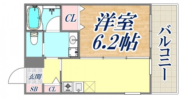 A-One Court OWADAの物件間取画像